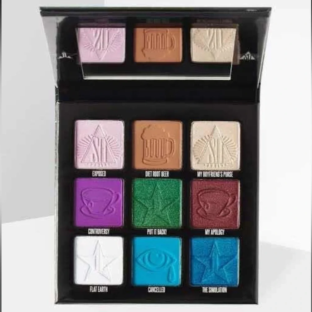 JEFFREE STAR EMERALD MINI CONTROVERSY EYESHADOW PALETTE NIB